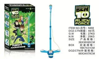 Микрофон BEN 10 детский, в коробке