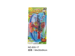 Dart Gun with Bow and Arrow, Soft Bullet, 84 per Carton, 84 pcs