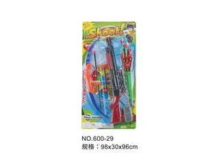 Foam Dart Blaster with Bow and Arrow, 44.5cm, 72 per Carton, 72 pcs