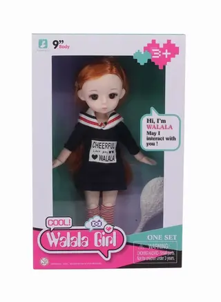 Шарнирная кукла в стиле Barbie 23 см с расческой