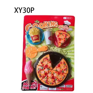 Игровой набор "Пицца, мороженое, картофель фри" для сюжетно-ролевых игр