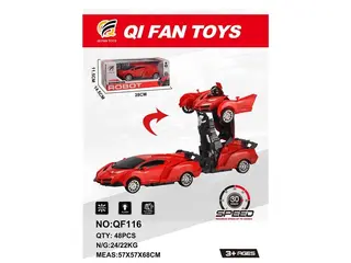 RC Robot, Car, Red, 48 pcs, 4060