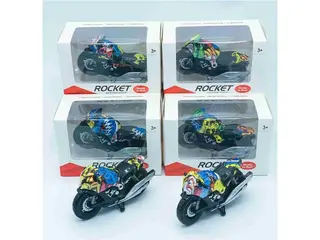 Toy Motorcycle, Brown Box 68.5x50 cm