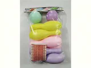 Кегли детские макаронс 18 см