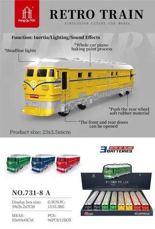Diecast Car Toys, 23 cm, 96 pcs