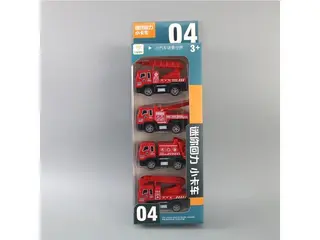 Wholesale Toy Truck, Fire Pull-back, 144 pcs
