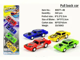Die Cast Toy Cars, 1 18, Pull-Back, Plastic, Pull-Back, 360 pcs, Box 81x65 cm