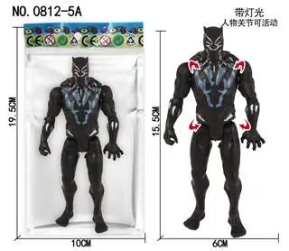 6.5-Inch Panther with Lights and Movable Joints