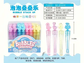 Bubble Wands, White, 36 pcs