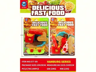 Wholesale Play Food, Red, 144 pcs