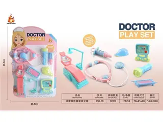 Игровой набор доктора "Стоматолог", 120шт/кор