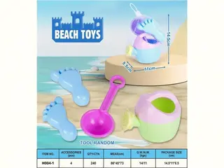 Wholesale Tool Toys, Sand Sets Plastic 14cm, Box 86x73 cm