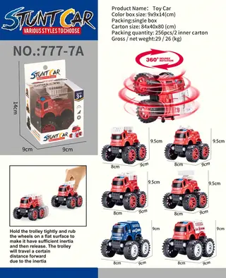 Wholesale Stunt Car Toy, 9cm