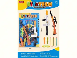 Foam Dart Blaster, 72 per Carton, 72 pcs