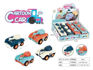 Wholesale Friction Car, Pull-Back, 9 cm, 36 pcs