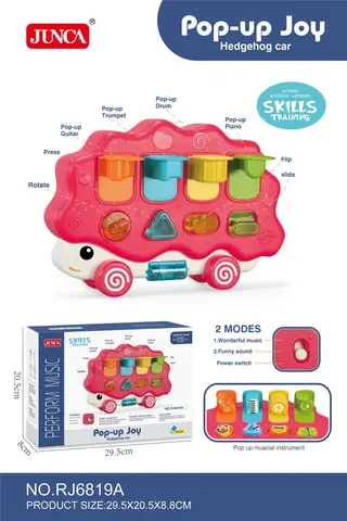 Wholesale Hedgehog Music Switch Box, 36 per Carton