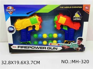 Gun, Table Tennis Ball, 13 Inch (32.8 cm), 144 per Carton, 144 pcs