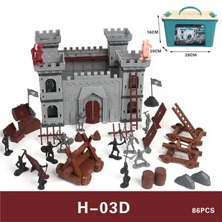 Wholesale Toy Soldiers, Brown, Educational, 24 pcs
