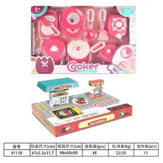 Игровой набор посуды для детской кухни
