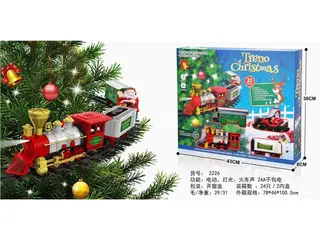 Рождественский ретро-поезд на рельсах Christmas Rail Train