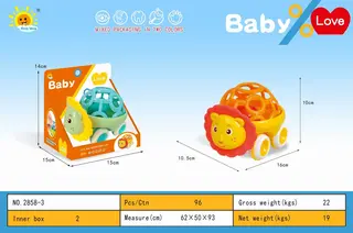 Wholesale Newborn Rattle Toys, 16 cm, 96 pcs