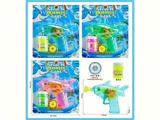 Bubble Guns, Blower, Blue, Paper