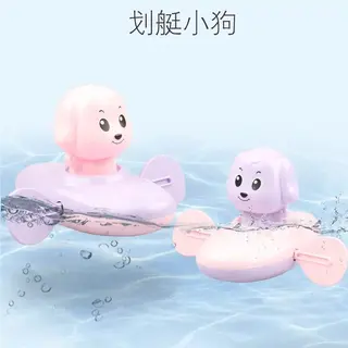 Игрушка для ванной заводная лодка с животными