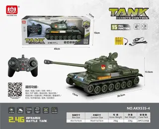 Радиоуправляемый танк IS-2 с инфракрасным боем, свет, звук