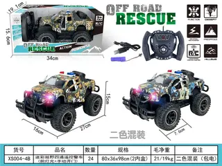 Wholesale RC Police Car, 16 cm, 24 per carton, 4855
