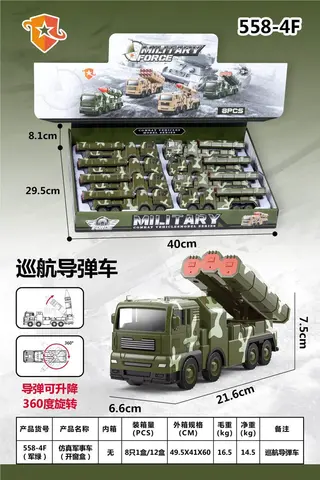 Military Car White 21.6cm