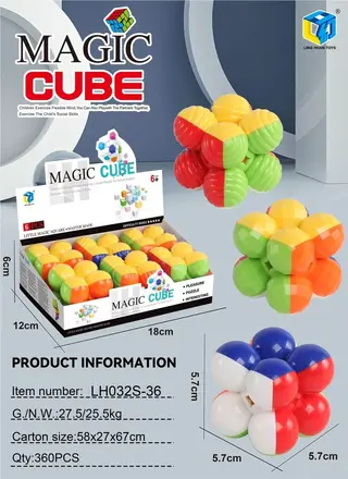 Wholesale Puzzle Toy, Plastic 5.7cm, 360 pcs