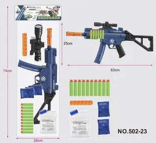 Игрушечный пистолет MP-5 с мягкими и гидро пулями