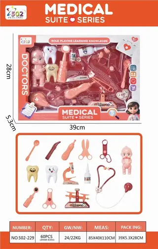 Игровой набор доктора в коробке