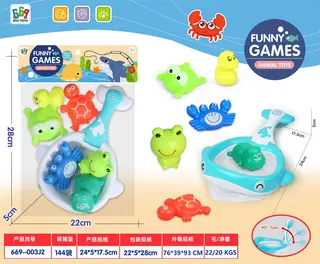 Игрушка для ванной "Кит с сачком"