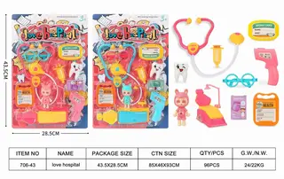 Wholesale Childs Doctor Kit, 43.5cm, 96 pcs