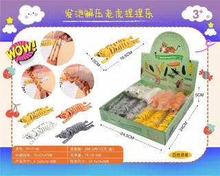 Антистресс-игрушка Тигр-антистресс, 4 цвета, 12 шт/уп