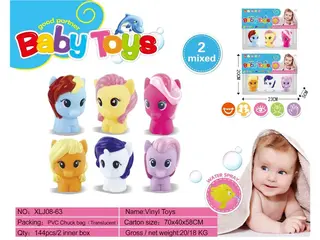Виниловые игрушки для ванной, пищалки