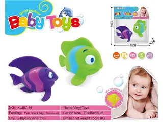 Виниловые игрушки для ванной, мягкие пищалки