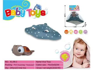 Виниловые игрушки для ванной, мягкие пищалки