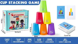 Интерактивная игра Stack Cups: скоростная настольная игра