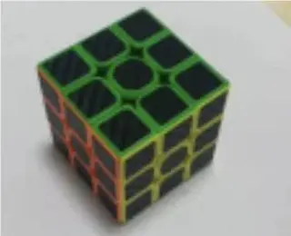 Кубик Рубика 3x3 5.5см, карбон, ABS пластик