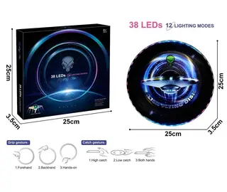Wholesale Flying Disc, Magic with 12 Light Patterns