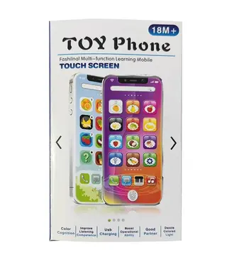 Игрушечный телефон с зарядкой, обучающий, 2 цвета