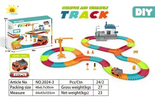 Wholesale Race Car Track, White, 48 cm