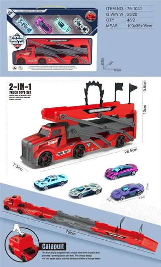 Diecast Car Alloy 28.5cm, 48 pcs