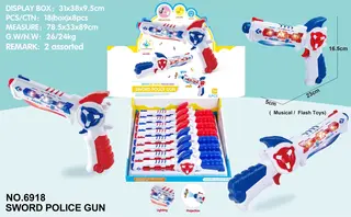 Gun, Light Transforming Knife, Box 78.5x89 cm