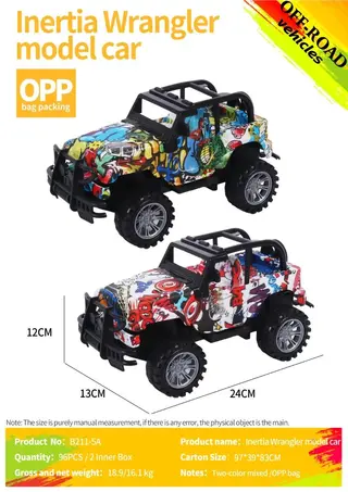 Wholesale Diecast Car Toys, Yellow 24cm, Ages 3-6, 96 pcs
