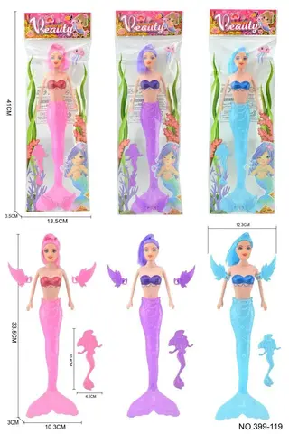 Wholesale Baby Doll, Plastic Pink 33.5cm