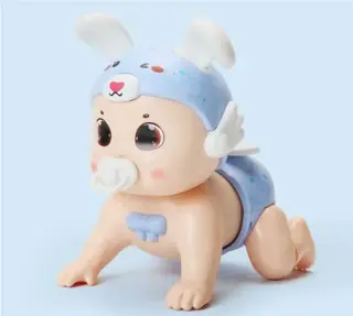 Wholesale Baby Doll, White Box 72x40 cm, Music