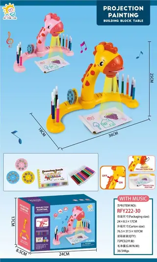 Wholesale Drawing Projector, 36cm, 72 pcs
